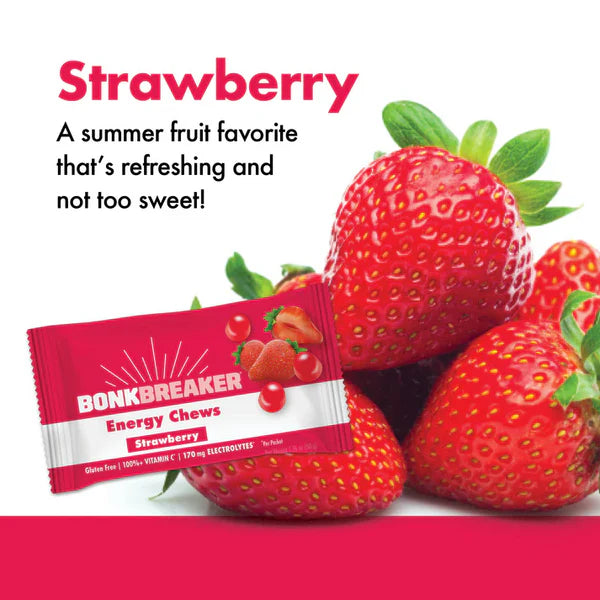 Energy Bonk Breaker Chews - Strawberry - 1 pack of 8 pcs.
