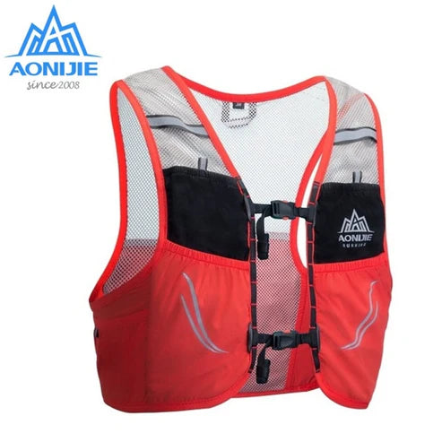 Aonijie Running Vest Lightweight Backpack Nylon - ORANGE 2.5L