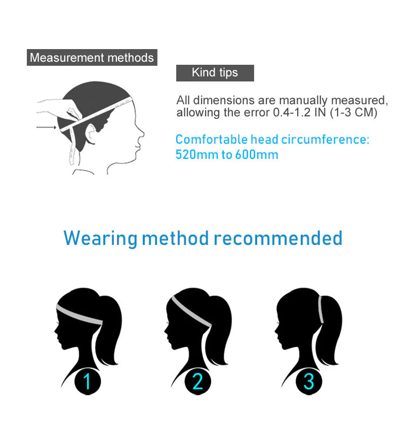 Aolikes Sports Headbands - BLACK