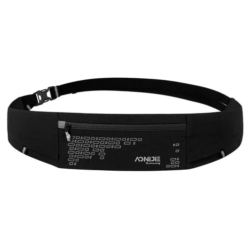 AONIJIE Running Pouch Waist Bag Running Belt Water - BLACK