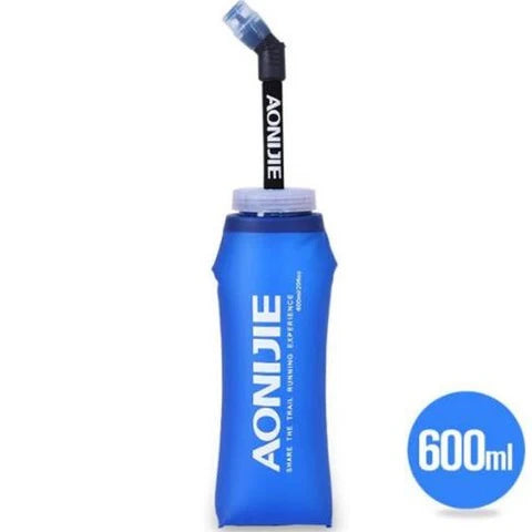 AONIJIE Soft Flask Folding Water Bottle - 600ml