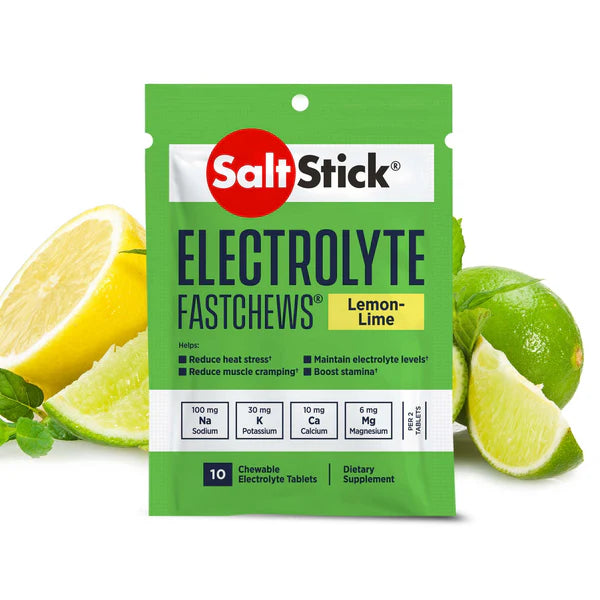 Electrolyte SaltStick Fastchews - Lemon Lime - Packet 10ct