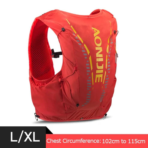 AONIJIE Advanced Skin 12L Hiking Hydration Backpack - ORANGE