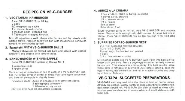 VE-G-BURGER - Vegetarian Meat - 375g