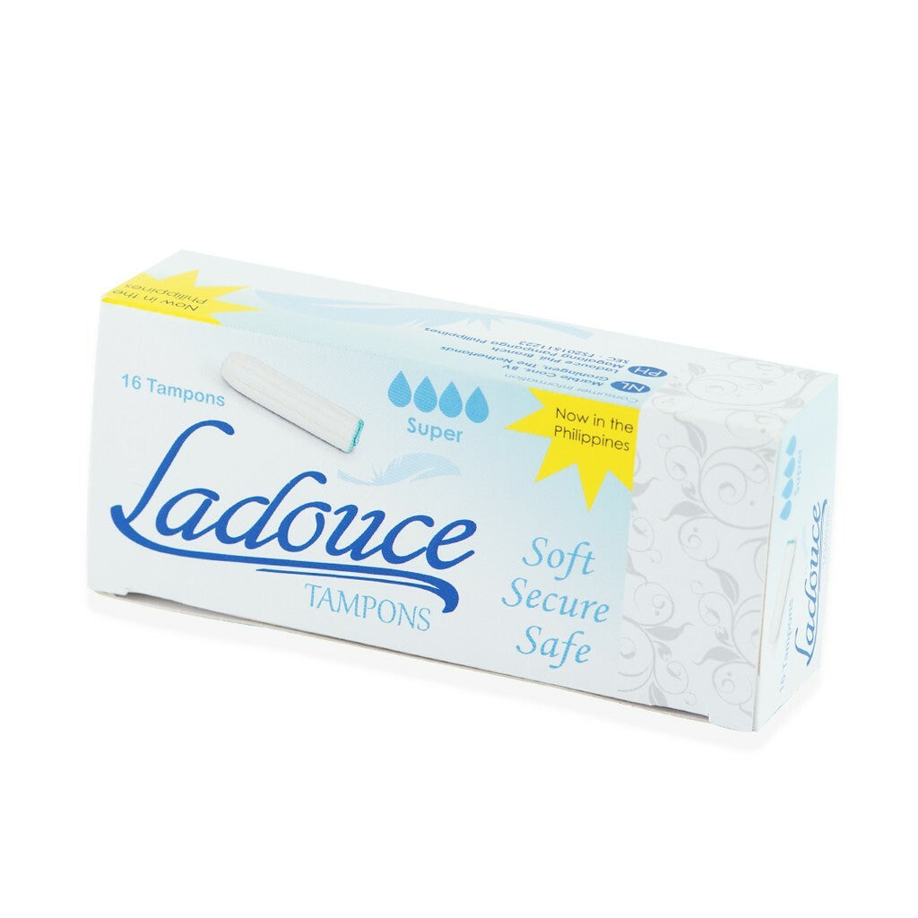 Ladouce Organic TAMPONS Super 16 pcs (NON APPLICATOR TAMPONS)