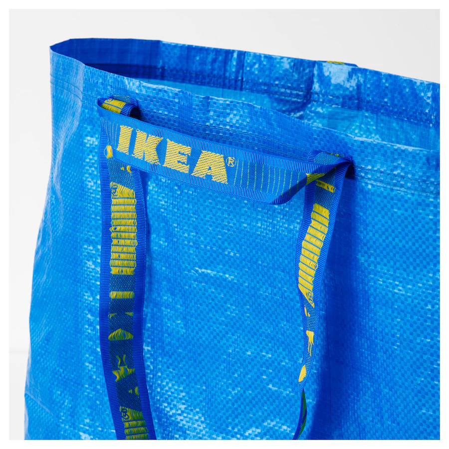 IKEA FRAKTA Shopping Bag, Medium, Blue, (Ecobag, Recyclable)