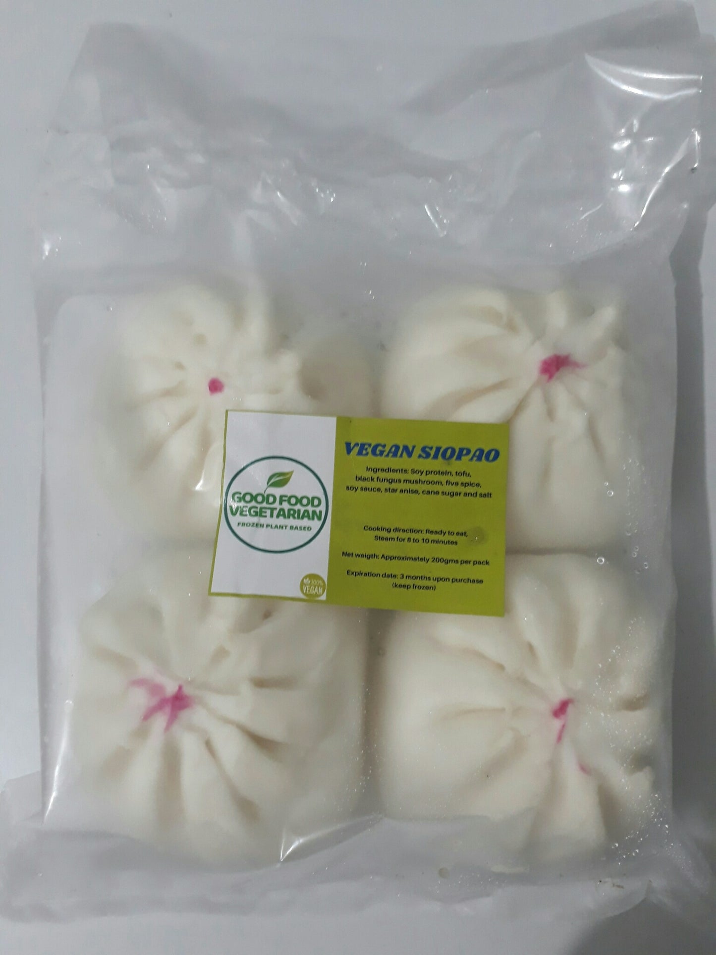 Good Food PLANT BASED SIOPAO 200g (4 pcs)