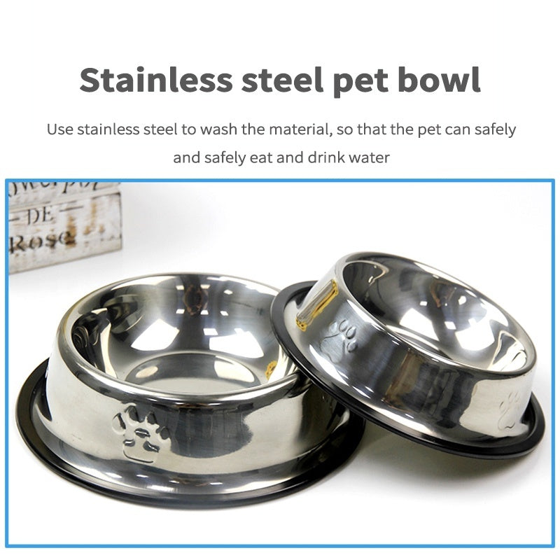 Dog & Cat Bowl - Stainless Steel - 30cm