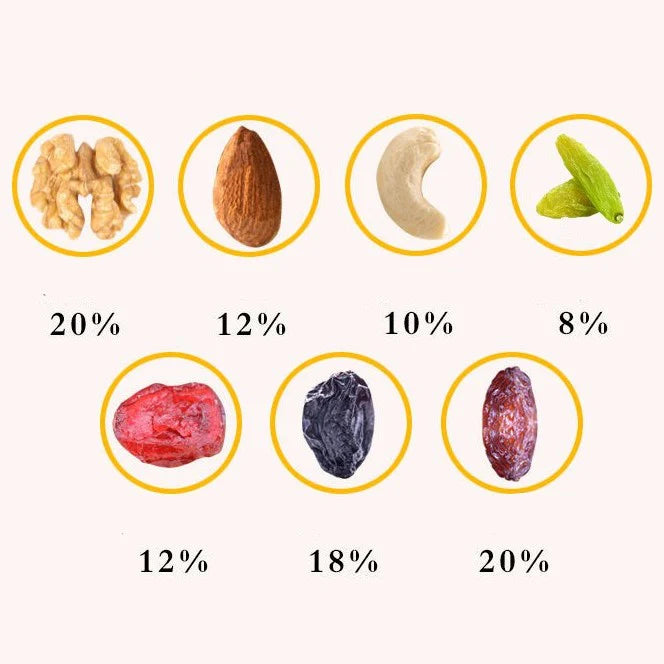 MIXED NUTS - 7 KINDS with 50% NUTS 500G