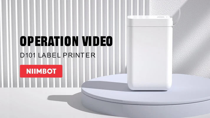 Niimbot WHITE Bluetooth Label Printer 20-25mm - D101