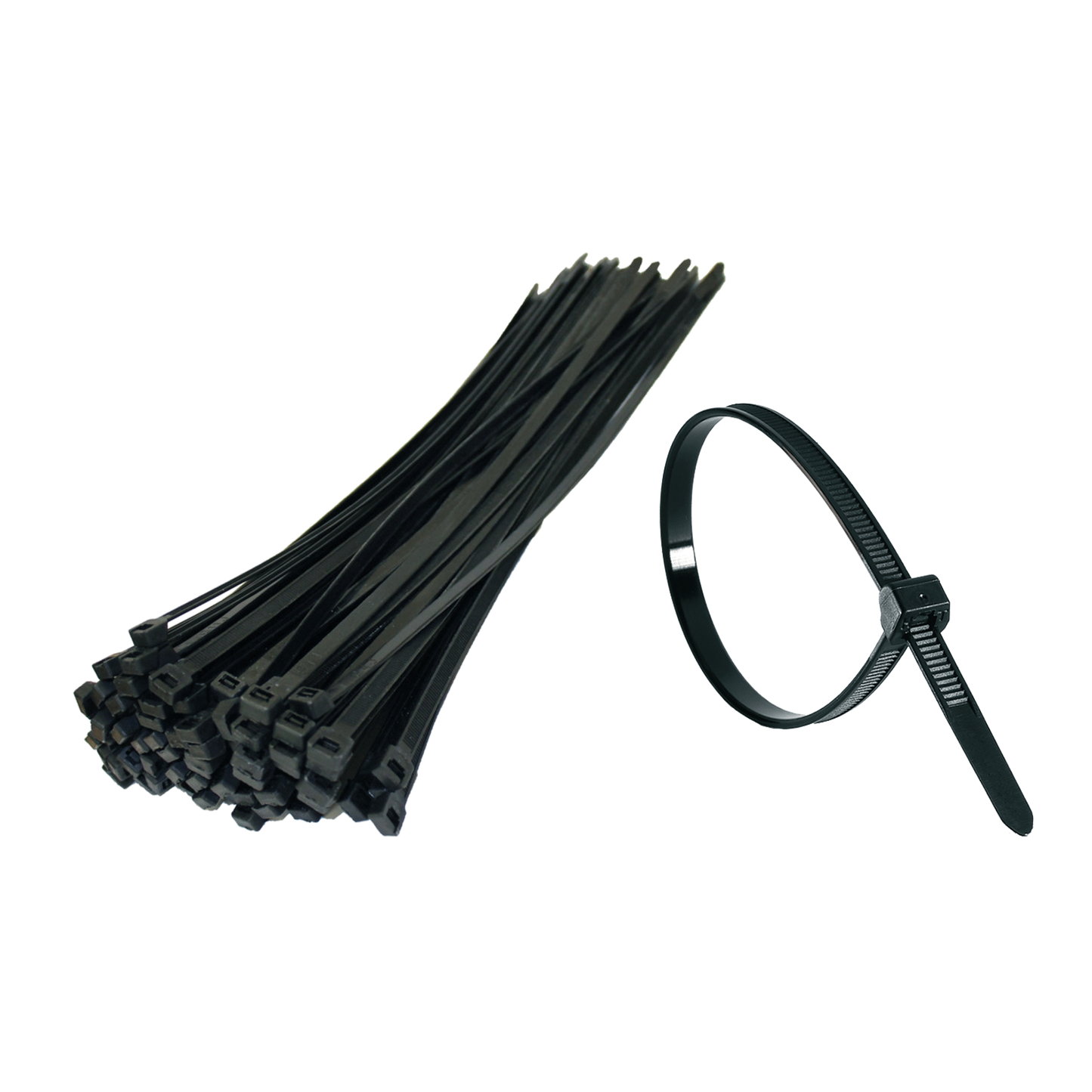 Homeaid BLACK NYLON CABLE TIES 2.5mm x 100mm x 100 pieces