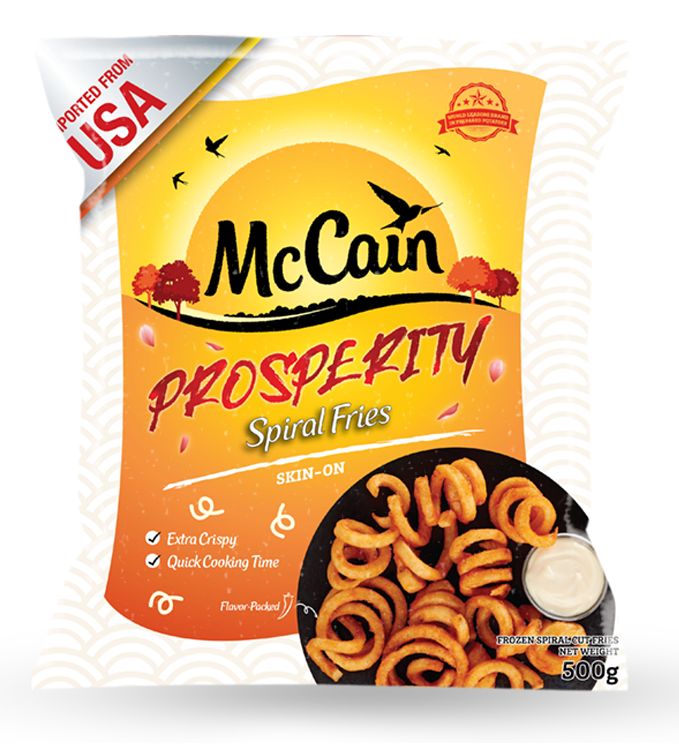 McCain PROSPERITY SPIRAL FRIES 500g