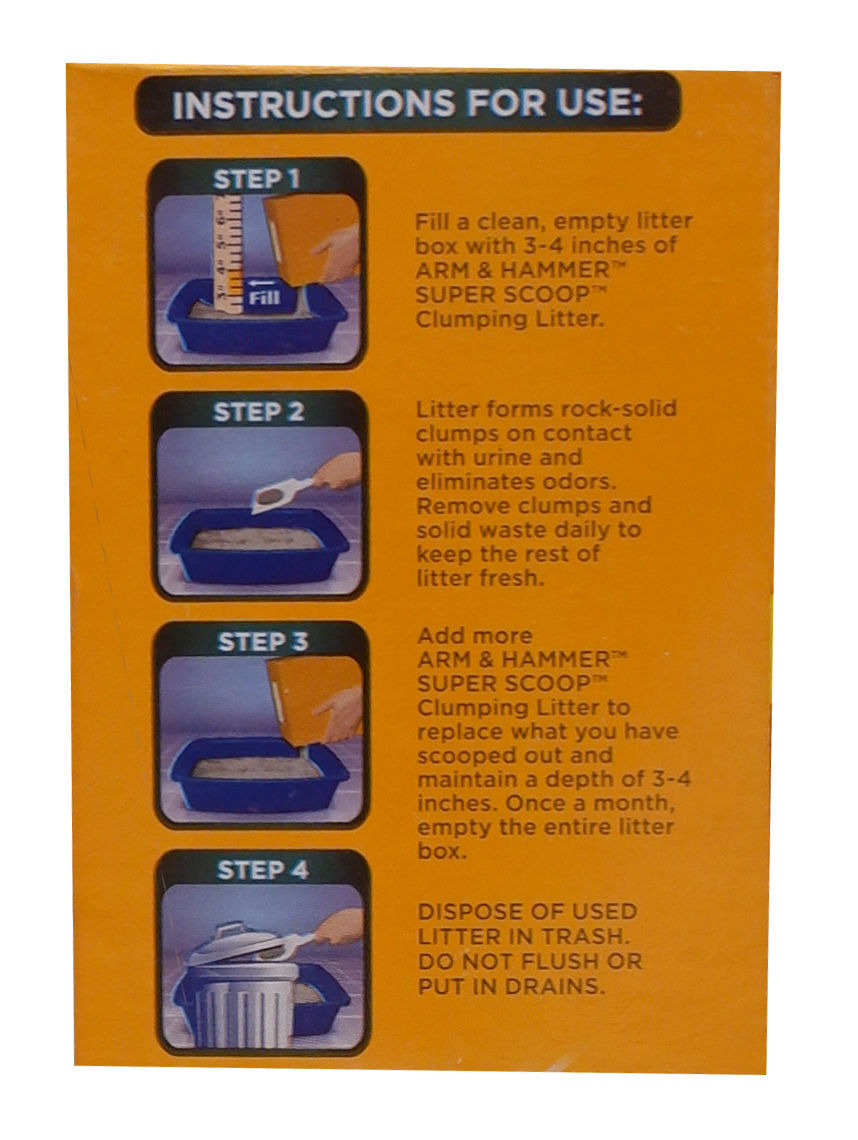 Arm & Hammer SUPER SCOOP SCENTED CAT LITTER 6.35KG