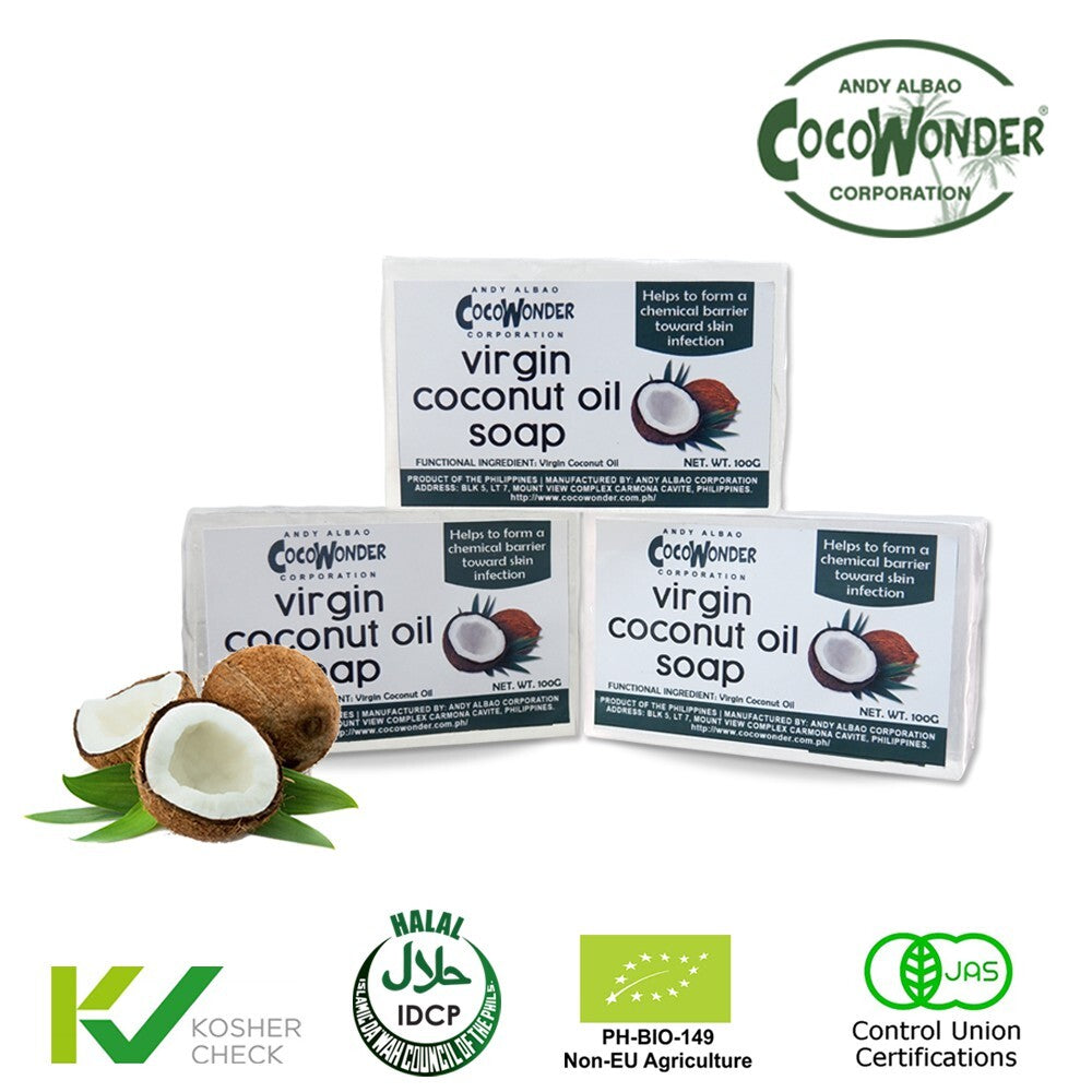Organic VIRGIN COCONUT OIL SOAP 100g