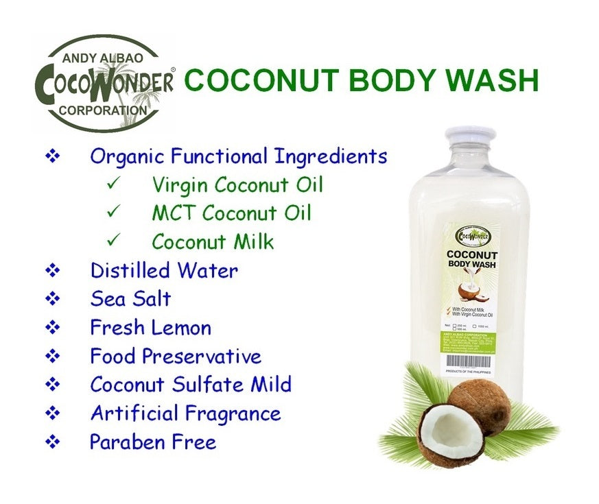 Organic COCONUT BODY WASH 250ml