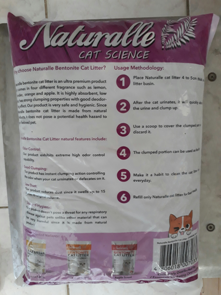 Naturalle Bentonite CAT LITTER LAVENDER 5 Liter