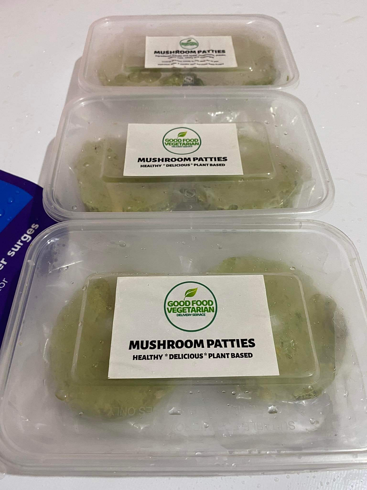 Good Food PLANT BASED MUSHROOM PATTIES 200g