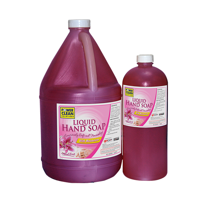 Power Clean Floral LIQUID HANDSOAP 1 Gallon