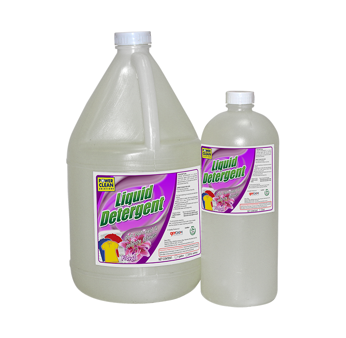 Power Clean LIQUID LAUNDRY DETERGENT FLORAL 1 GALLON