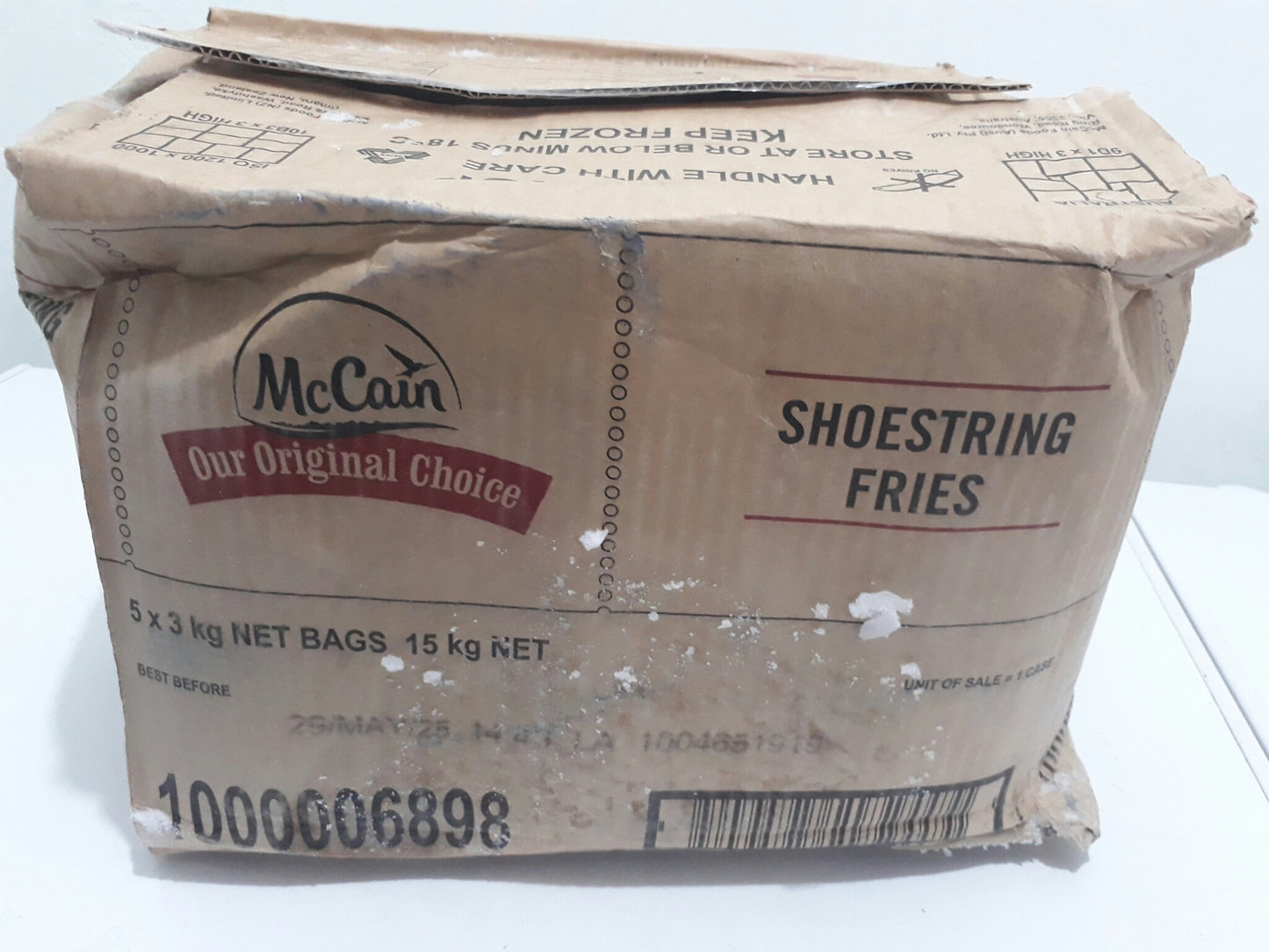 McCain SHOESTRING FRIES 3kg