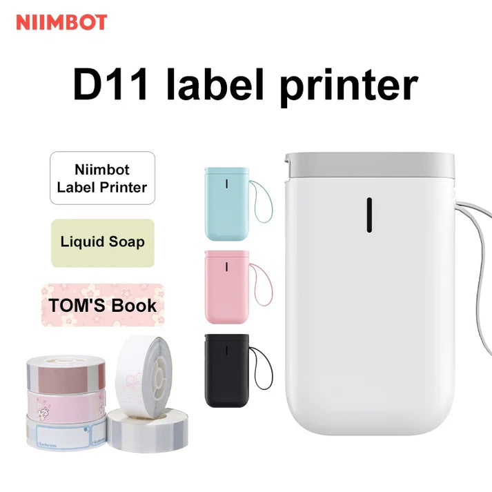 Niimbot Portable Label Printer BLACK 12-15mm Width - D11
