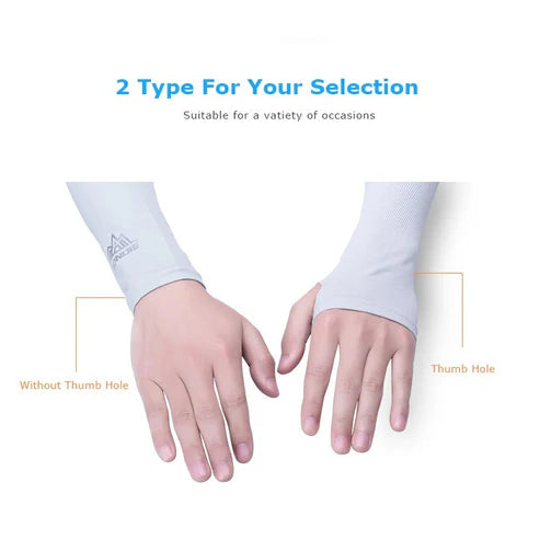 AONIJIE ONE Pair Cooling Arm Sleeves – NO THUMB