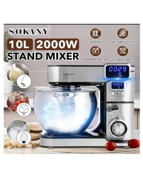 Sokany 10L STAND MIXER 2000W - SC623E