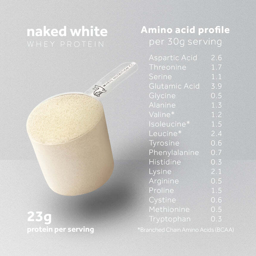JUST WHEY PROTEIN NAKED WHITE 1lb (454g) - 15 servings