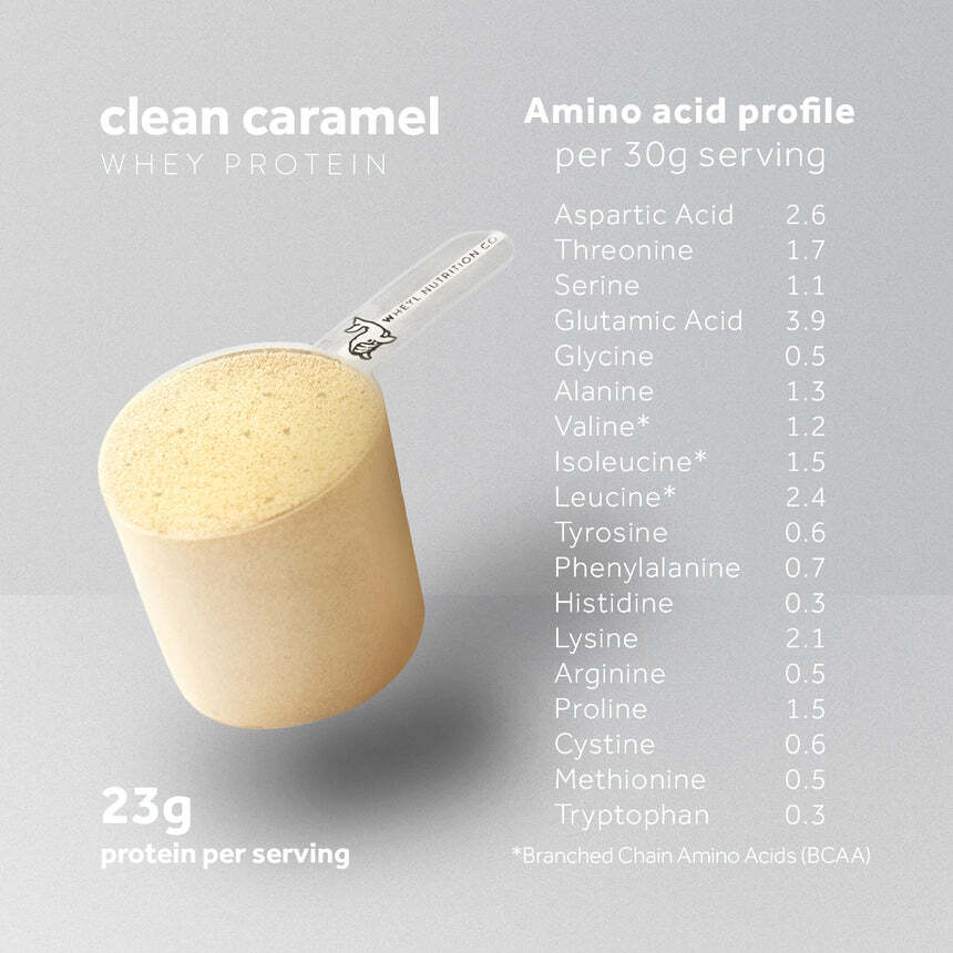 JUST WHEY PROTEIN CLEAN CARAMEL 1lb (454g) - 15 servings