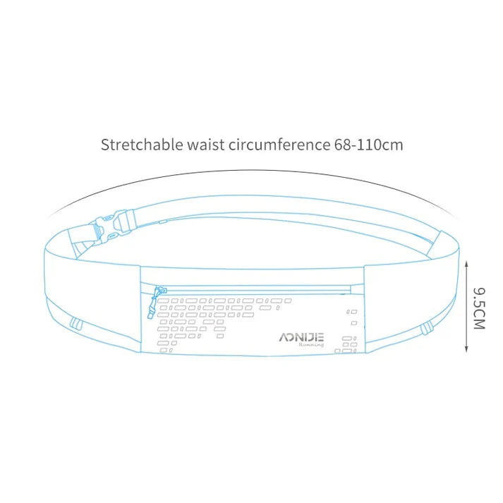Aonijie Water Resistant BLUE RUNNING BELT
