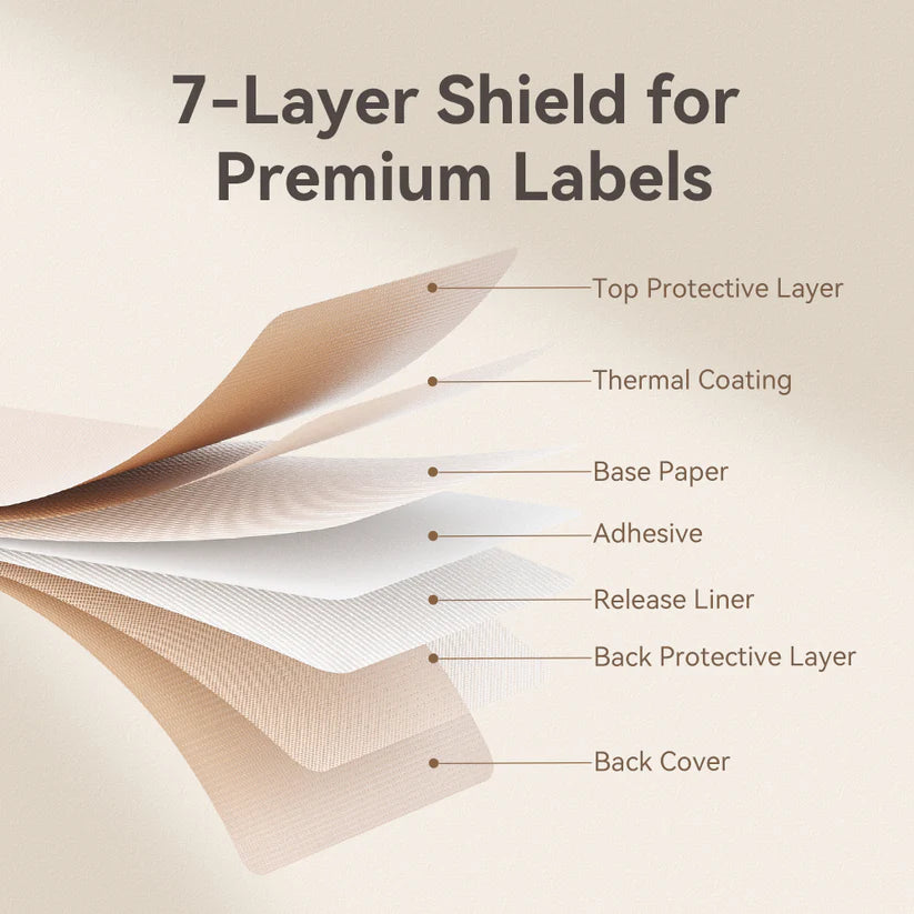 Niimbot Thermal Label 12-15mm Label Paper Sticker- White Size 15x30 210pcs