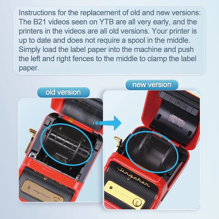 Niimbot BLACK Label Printer 20-50mm Width - B21
