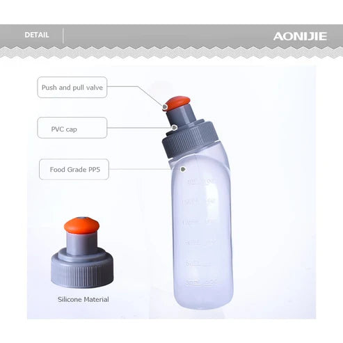 AONIJIE Sports Water Bottle 250ml BPA Free