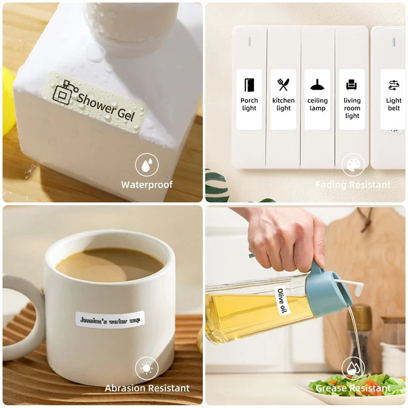 Niimbot Thermal Label 12-15mm Label Paper Sticker- White Size 15x30 210pcs