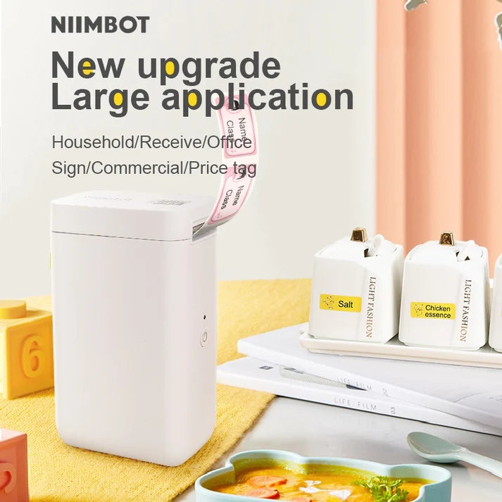 Niimbot WHITE Bluetooth Label Printer 20-25mm - D101
