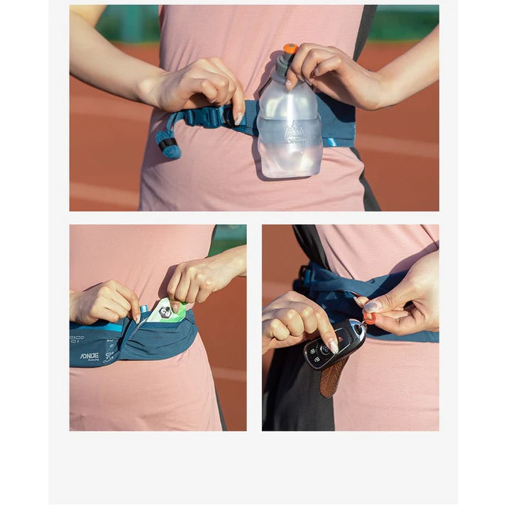 Aonijie Water Resistant BLUE RUNNING BELT