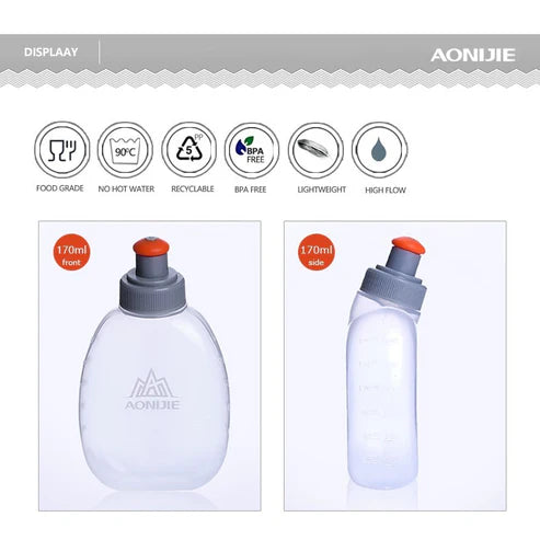 AONIJIE Sports Water Bottle 250ml BPA Free