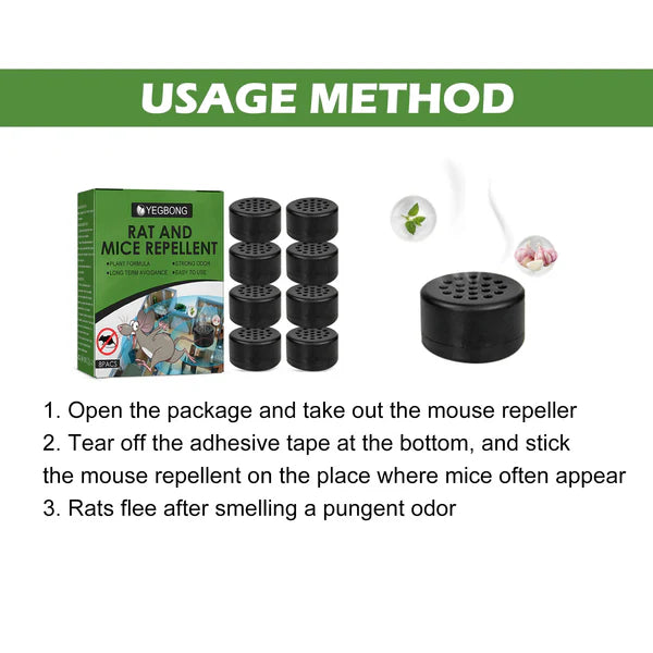 YEGBONG MOUSE & RAT REPELLENT 8pcs