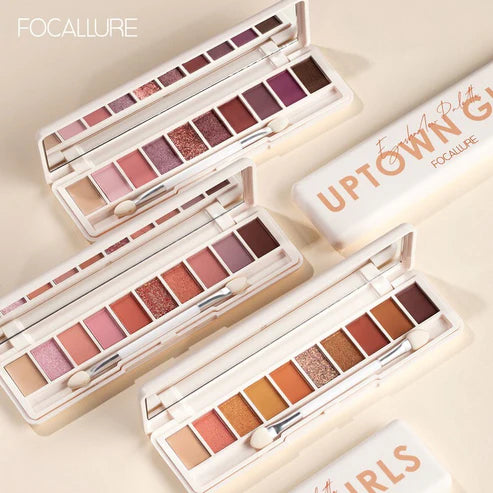 Focallure 10 Colors - Eye shadow Palette Uptown Girls FA158 - 02