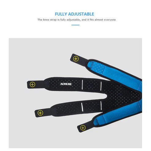 AONIJIE Knee Support Dual Patella Knee Strap for Knee Pain Relief - BLACK