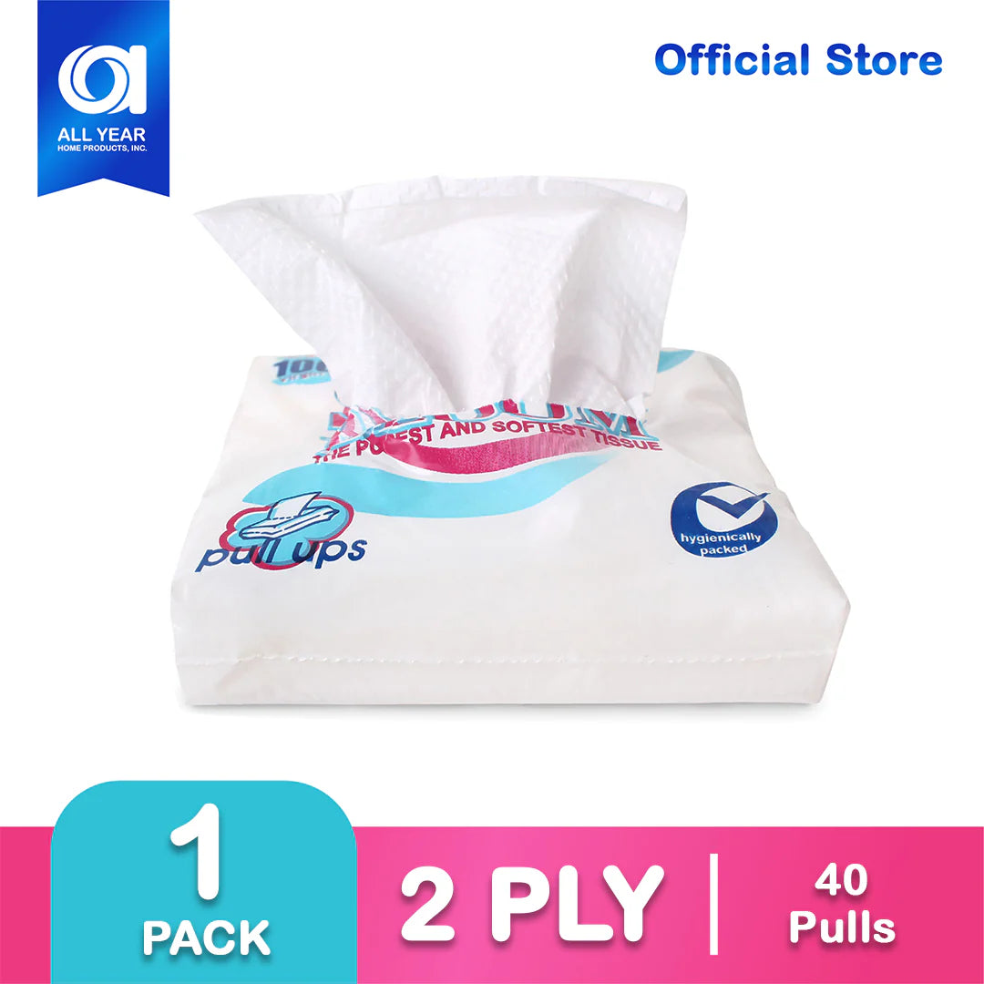 Soft Bloom Pull-Up's Facial Tissue 40 sheets - FTVP 180/40 2 ply
