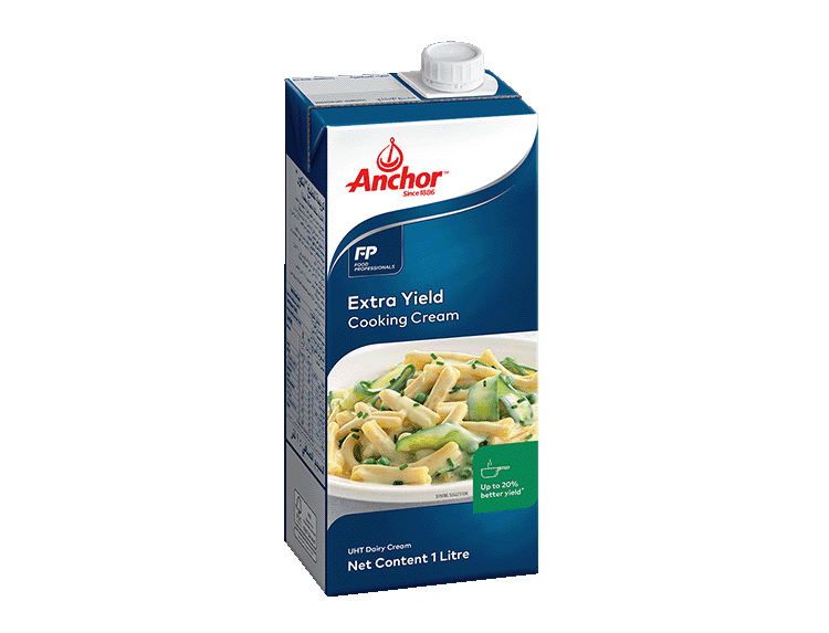 ANCHOR EXTRA YIELD COOKING CREAM 1L 20% Milk Fat