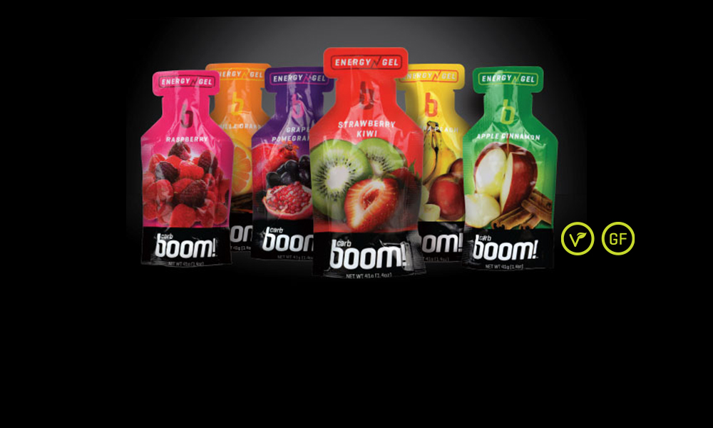 1 Box Carb Boom! Energy Gel - Raspberry 24pcs