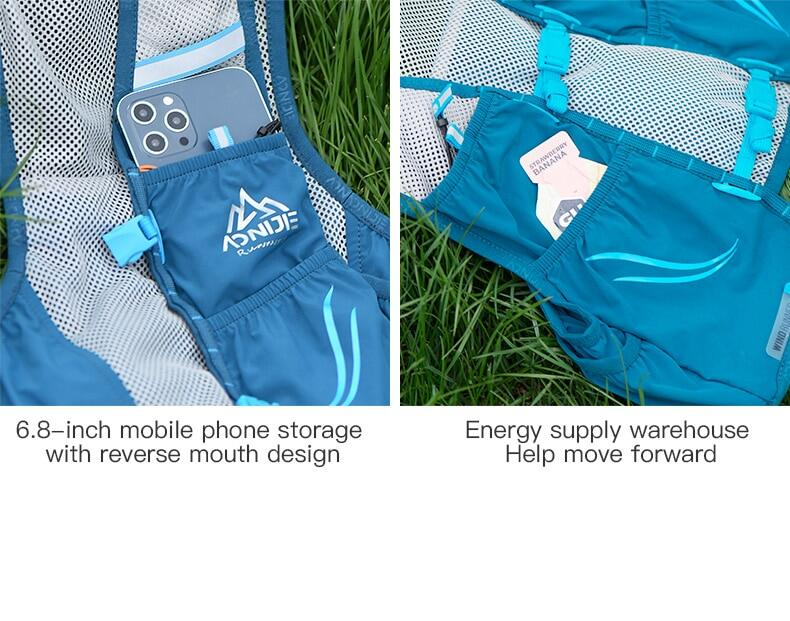 AONIJIE Running HYDRATION BACKPACK 2.5L C932S - DARK BLUE