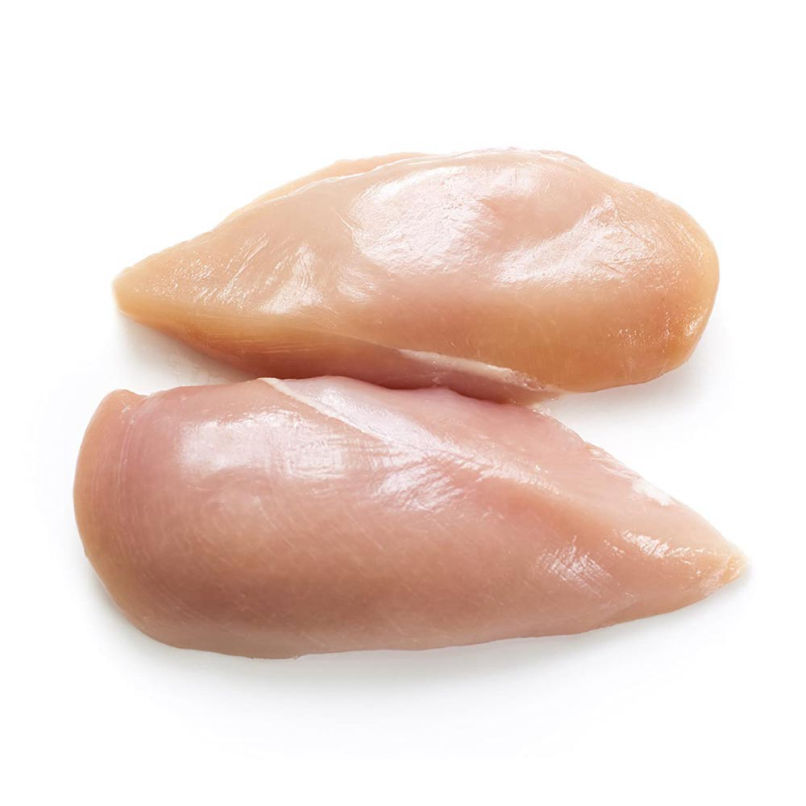 CHICKEN HALF BREAST 2 KG PACK-- Frozen, boneless, skinless, without inner fillet