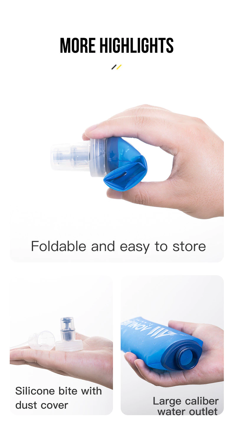 Aonijie Soft Flask Folding Water Bottle SD31 - 500ml