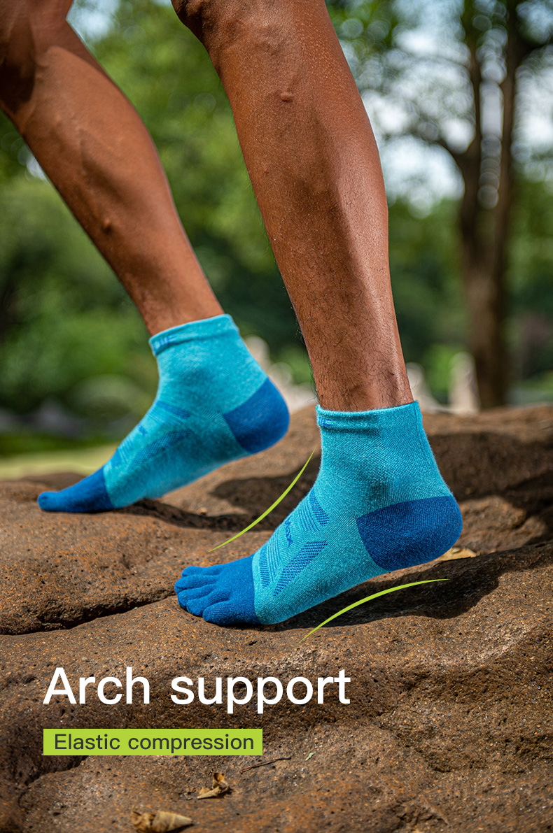Aonijie E4838 Breathable Running Sports Toe SOCKS - MEDIUM