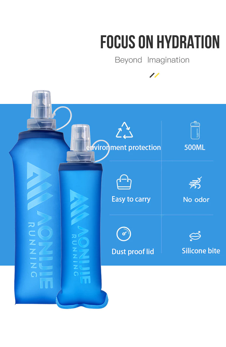 Aonijie Soft Flask Folding Water Bottle SD31 - 500ml