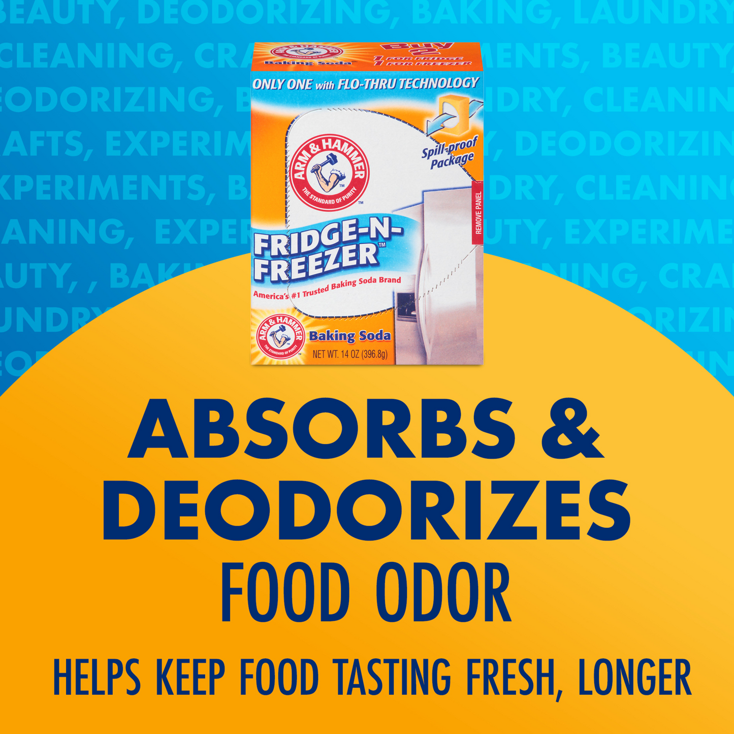 Arm & Hammer FRESH-N-NATURAL Household Odor Eliminator 12 oz. / 340.1g