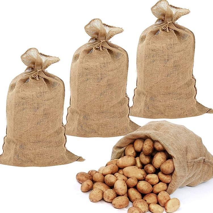 Durable Linen Burlap Jumping Race Bags size 60cm x 100cm - Potato sack or game bag